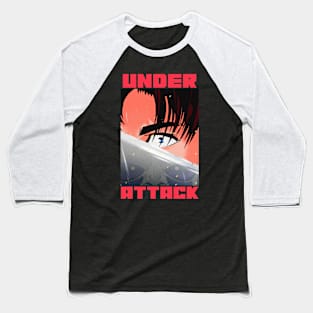 Under Attack Anime Tee Baseball T-Shirt